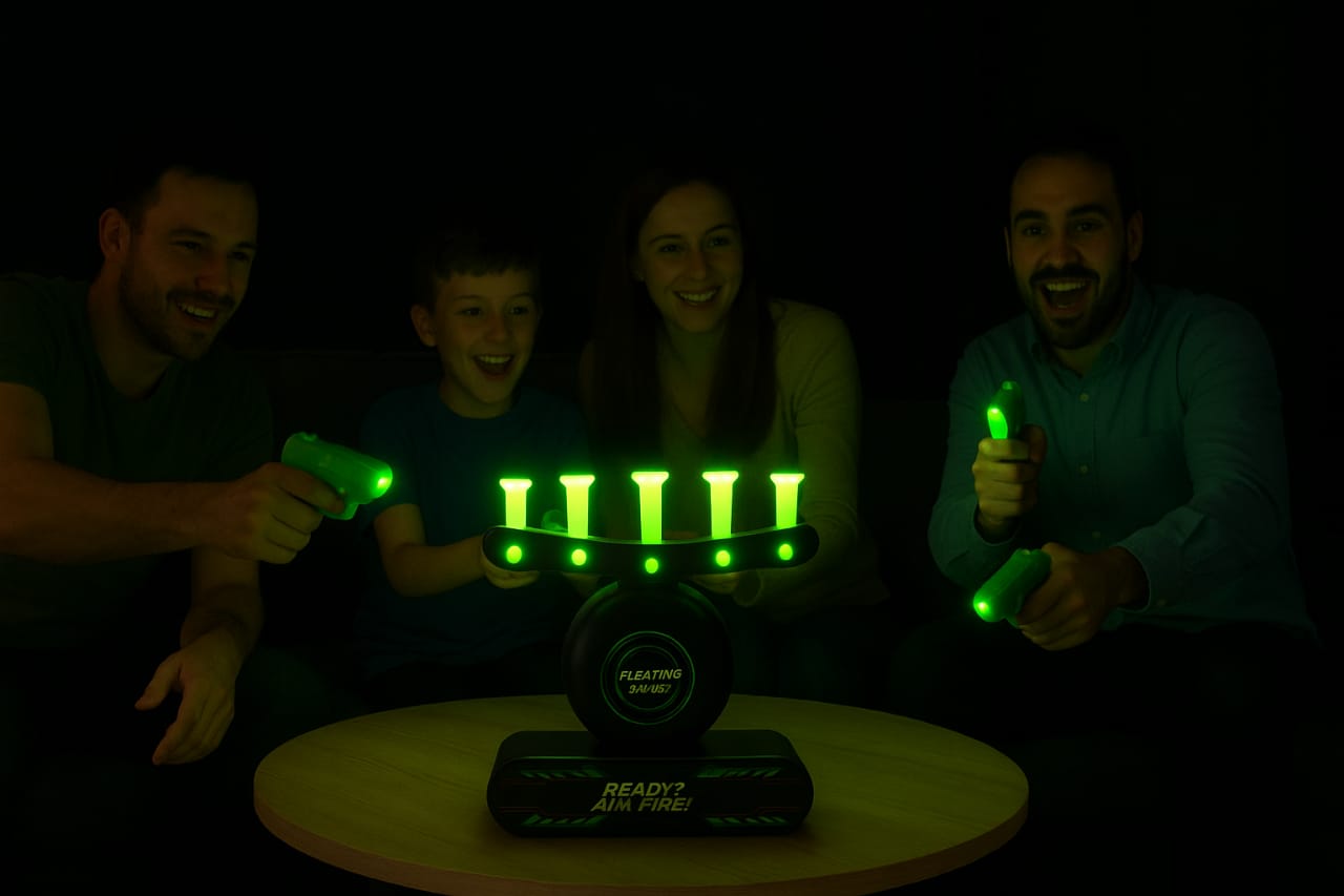 Dark Shot - Glow Hover Target Game